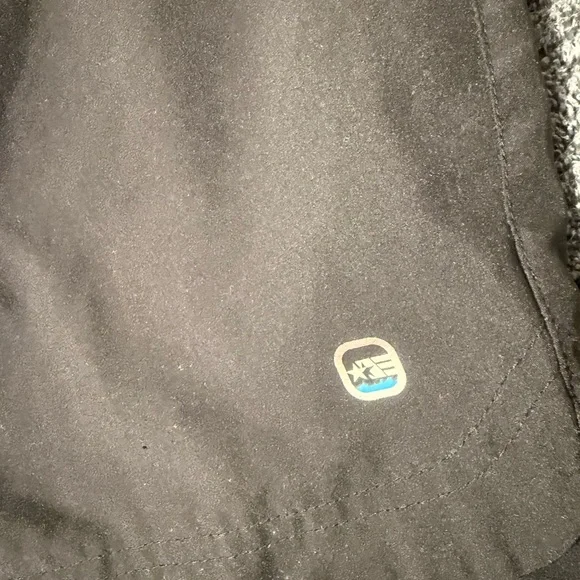 Free Country Black Drawstring Athletic Shorts- Size M (8/10) - Picture 2 of 6